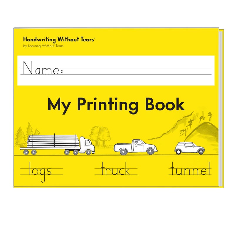 Learning Without Tears My Printing Book Student Workbook, Age 6+, 1st Grade+, Handwriting Practice, Writing Book, School & Home, Language Arts, Tutoring, Sensory - Image 1